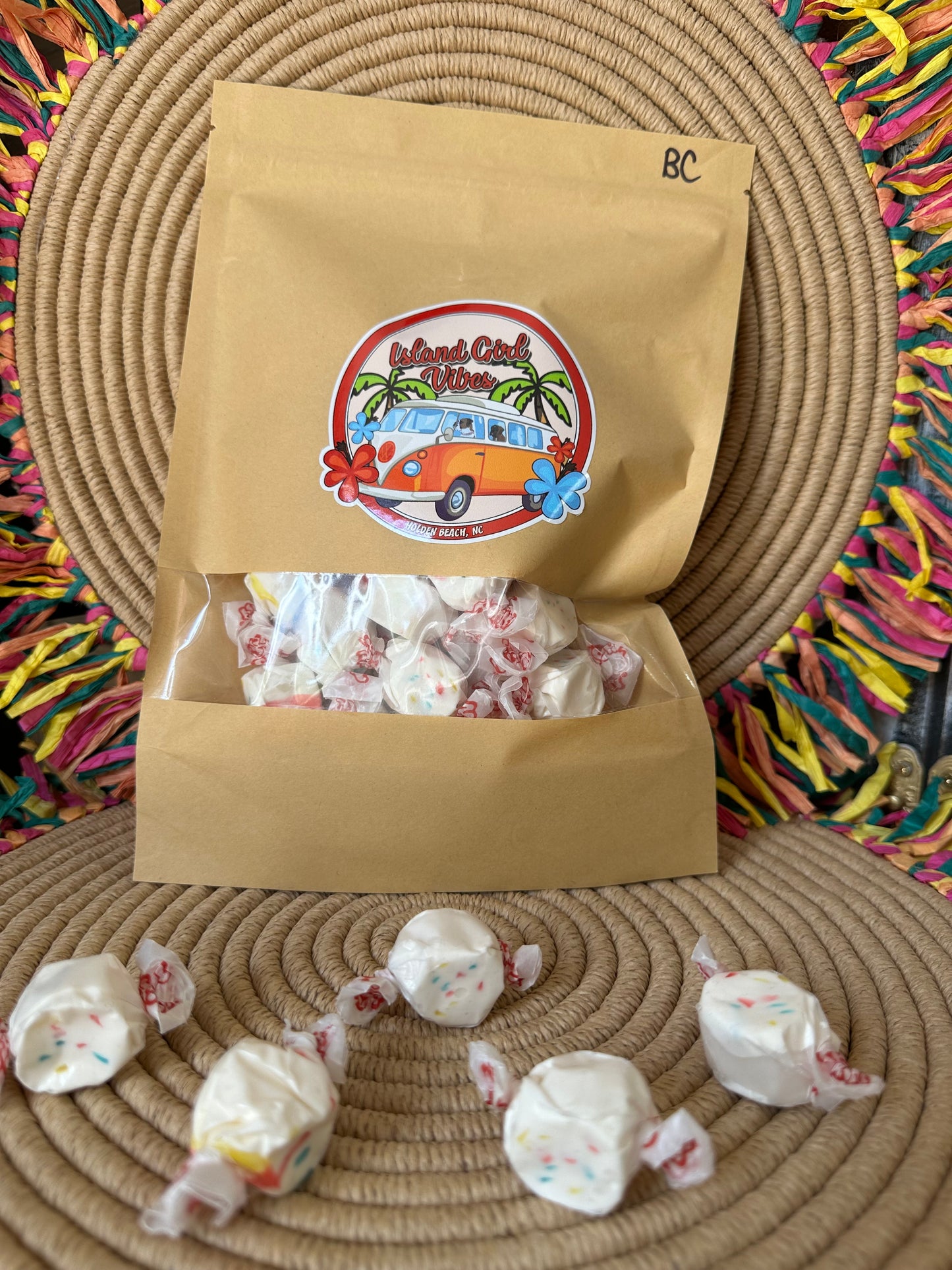 Island Girl Vibes Gourmet Taffy - 1/2 pound bag