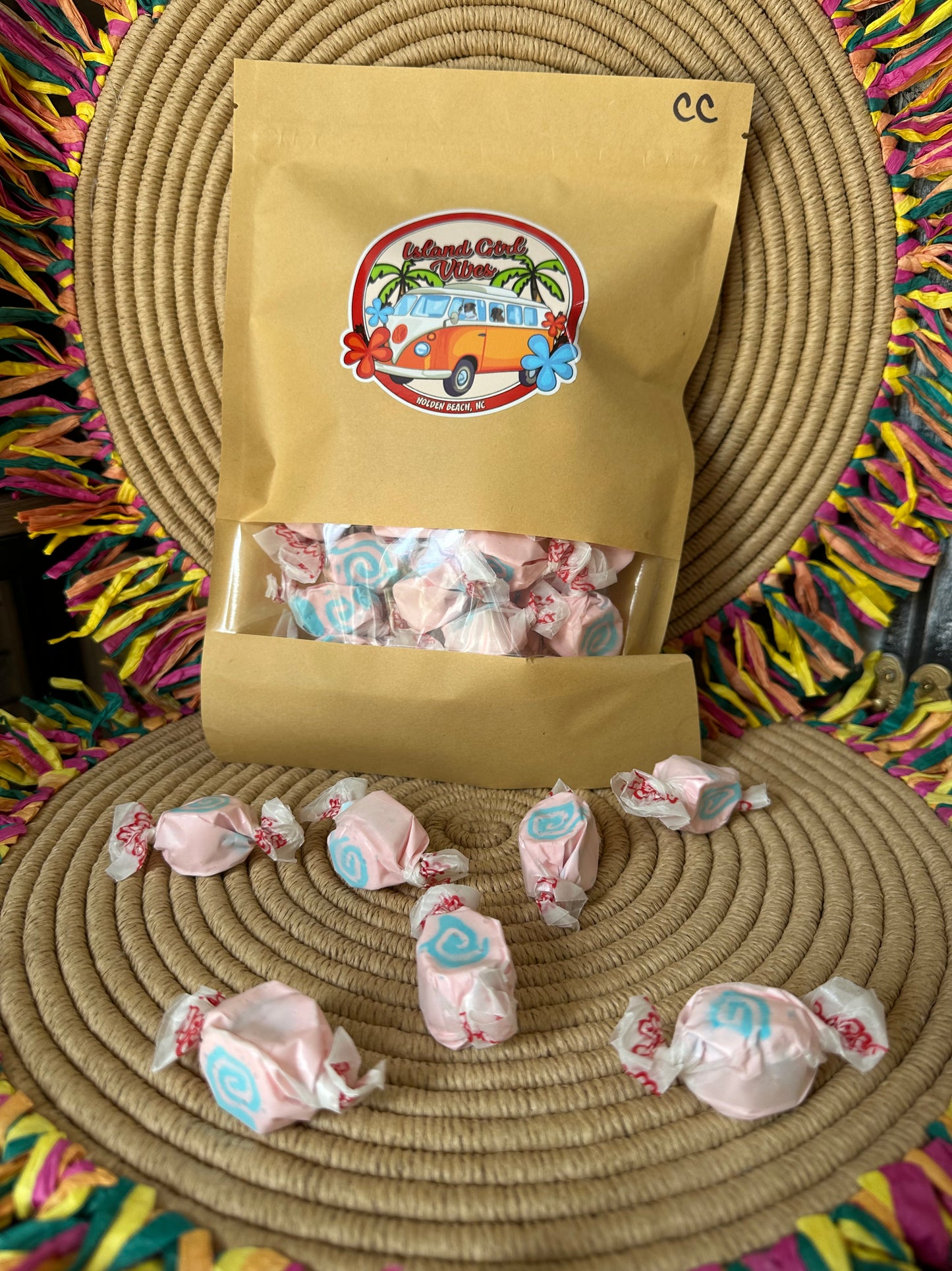 Island Girl Vibes Gourmet Taffy - 1/2 pound bag