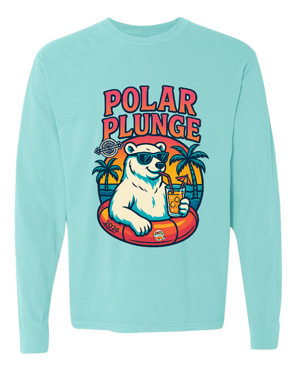 2026 Holden Beach Polar Plunge Long Sleeve Tee/Front Print