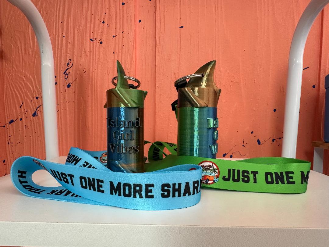 *LIMITED EDITION* Shark Week/Jaws 50th Anniversary Shark Tooth Holders & Lanyard Combo