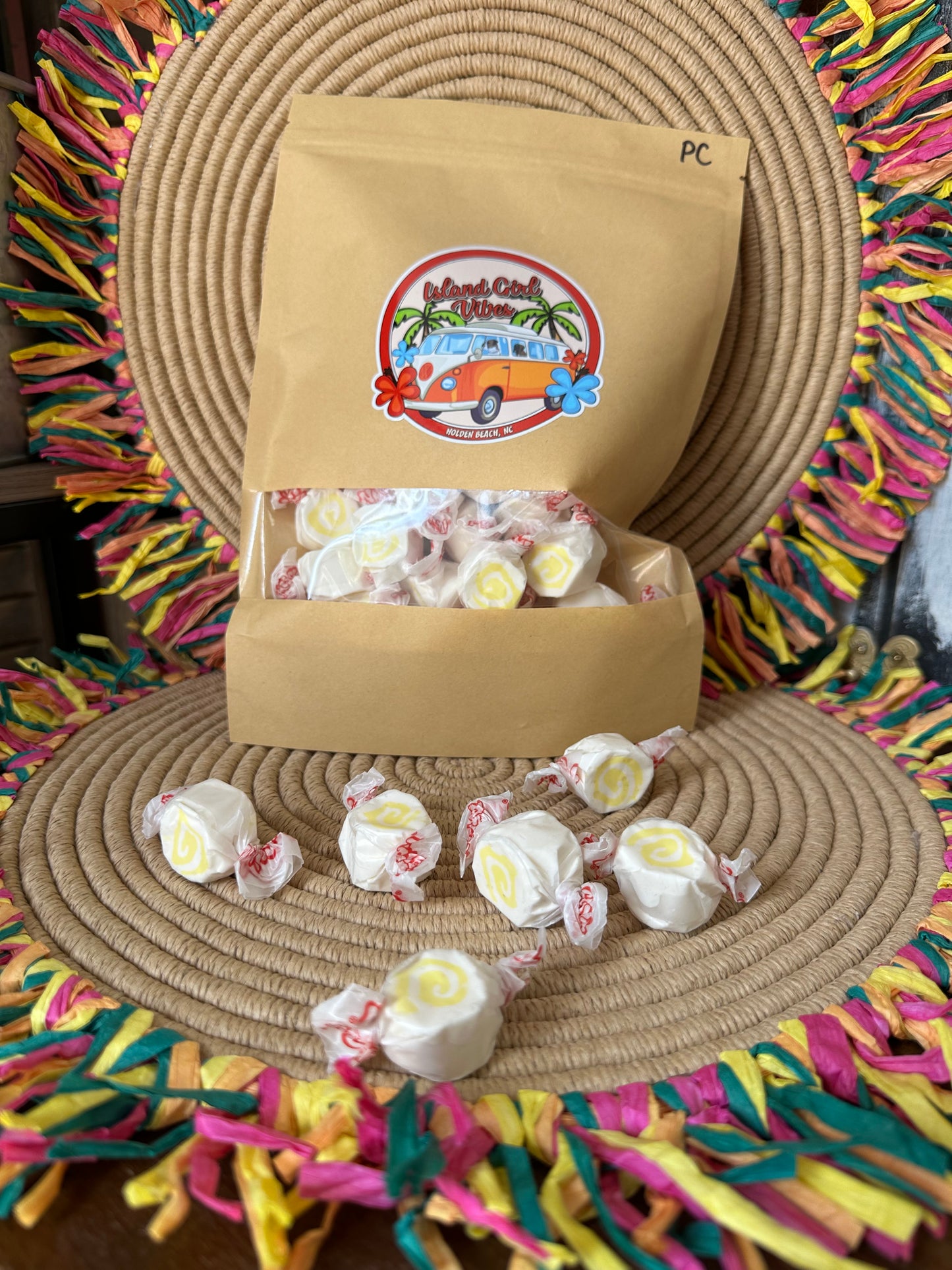 Island Girl Vibes Gourmet Taffy - 1/2 pound bag