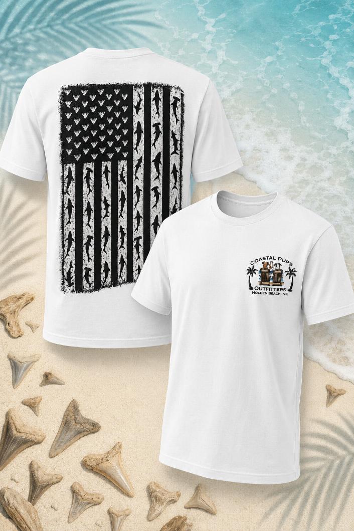 Shark Flag Graphic Tee