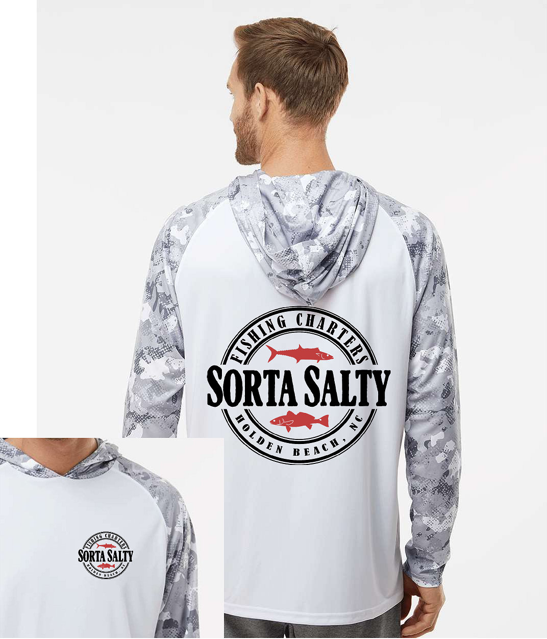 Sorta Salty Hooded Paragon UPF 50+ Shirt