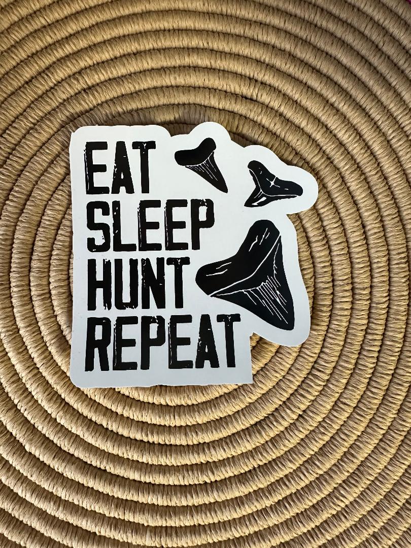 Eat Sleep Hunt Repeat sticker