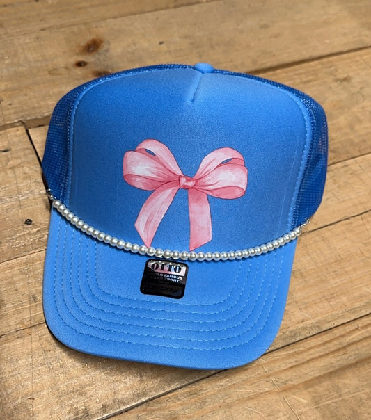 Bow & Pearls Trucker Hat