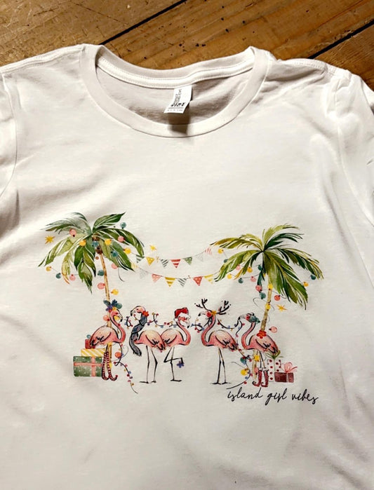 2023 IGV Flamingo Christmas Tee