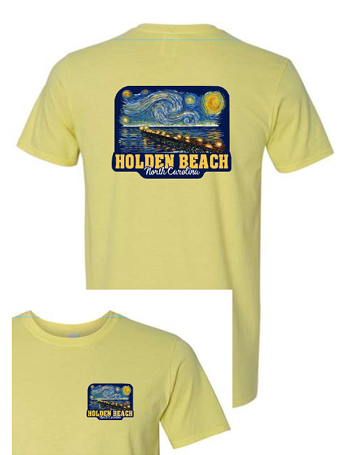 Holden Beach Pier Short Sleeve Tee - Version 2