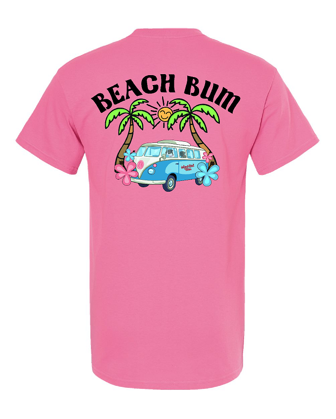 Beach Bum Pink SS Shirt