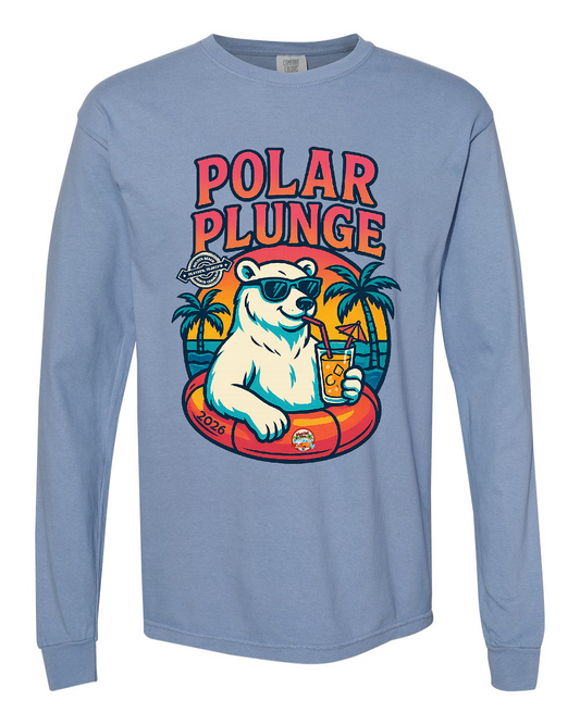 2026 Holden Beach Polar Plunge Long Sleeve Tee/Front Print