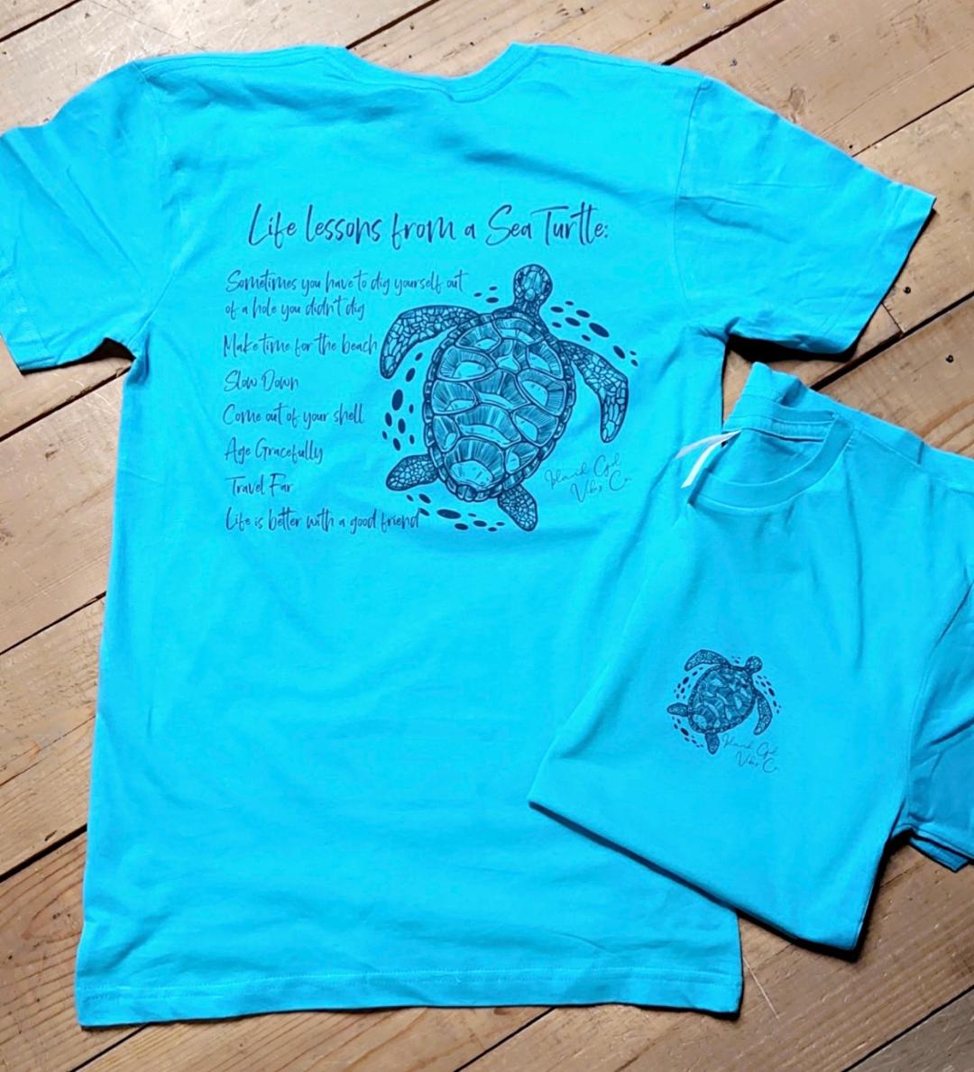 Life Lessons from a Sea Turtle SS Tee