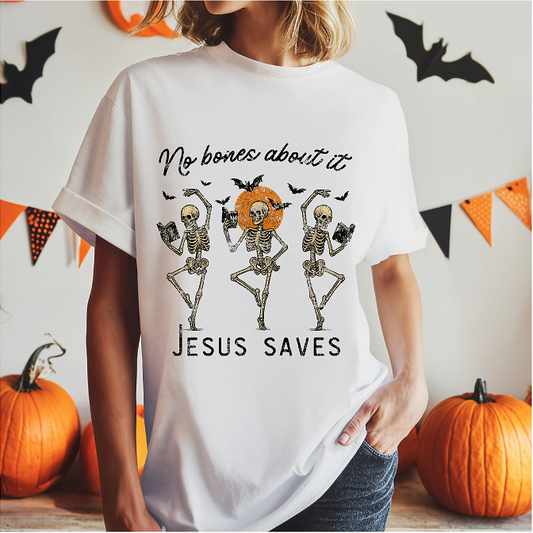 No bones about it.... Jesus saves!