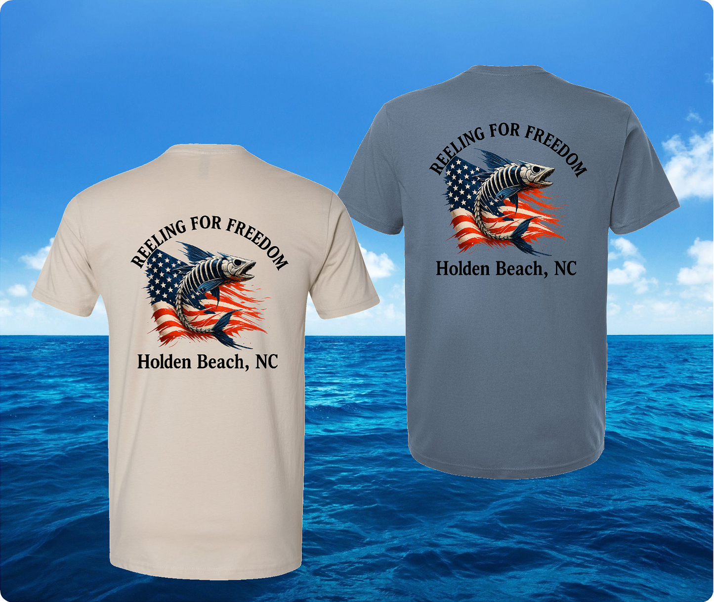 Reeling For Freedom Graphic Tee