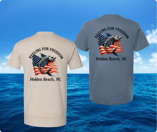 Reeling For Freedom Graphic Tee