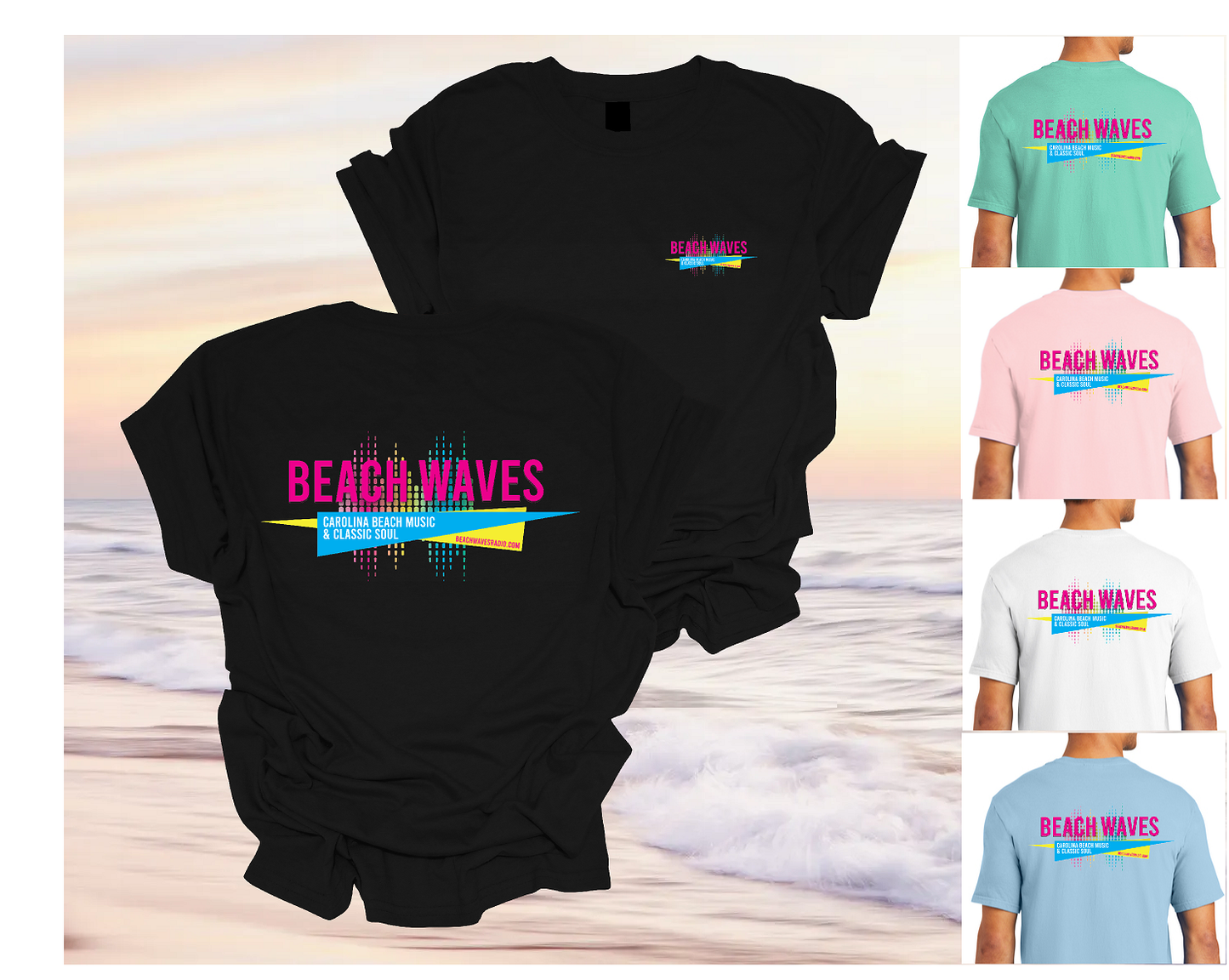 Beach Waves Graphic Tees