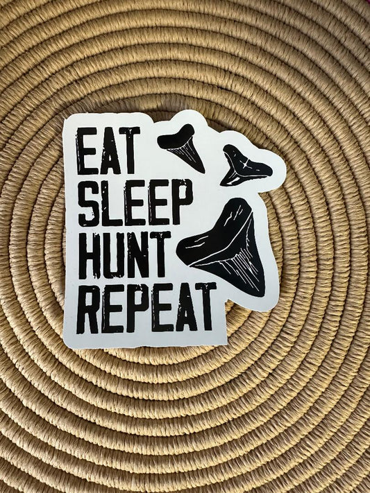 Eat Sleep Hunt Repeat sticker