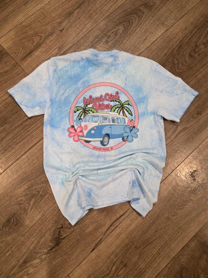 Island Girl Vibes Retro Tee
