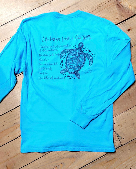 Life Lessons from a Sea Turtle LS Tee