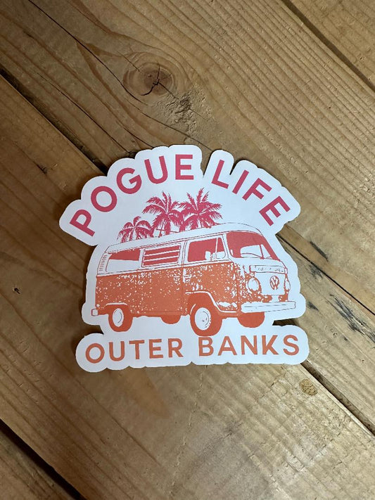 Pogue Life Outer Banks Sticker